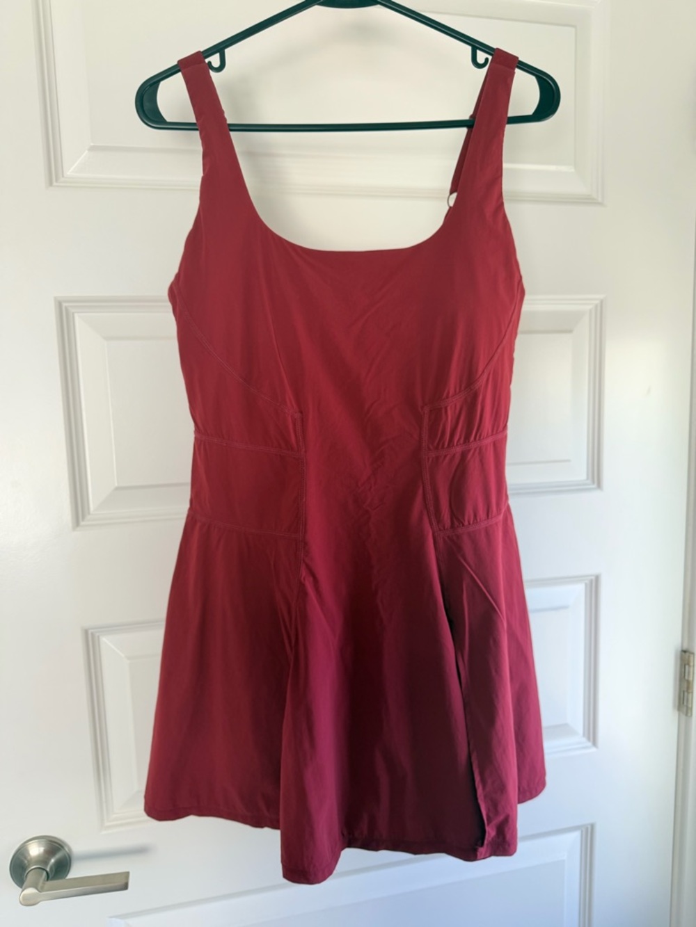 POPFLEX Tiebreaker Superdress Crimson Red Size M Built-in shorts w/pockets - Picture 5 of 7